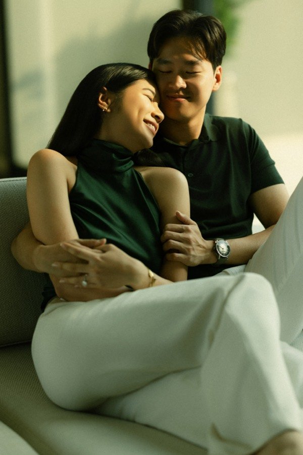 Vireak and Mony sharing a quiet moment together
